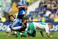 FUSSBALL 1. BUNDESLIGA: Bielefeld - Bremen