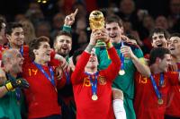 FUSSBALL WM 2010  FINALE:  Holland - Spanien