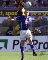 Zweikampf: Hansa Rsotock - Borussia Dortmund