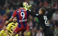 Fussball DFB Pokal Halbfinale 14/15: FC Bayern Muenchen - Borussia Dortmund