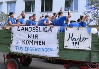 Fussball Bezirksliga 21/22: TuS Ergenzingen feiert die Meisterschaft