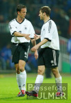 Deutsche Nationalmannschaft: BOBIC und FRINGS, gestik