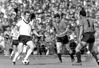 Fussball Deutschland - Albanien 1971: Beckenbauer (GER)