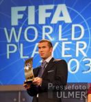 Weltfussballer des Jahres 2003 Zinedine Zidane