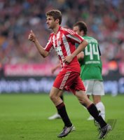 Fussball 1. Bundesliga  Saison 2010/2011: FC Bayern Muenchen - Werder Bremen