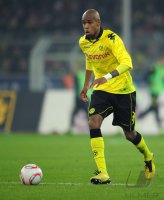 Fussball: 1. Bundesliga Saison 2010/2011: Borussia Dortmund, SANTANA am Ball