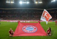 Fussball  1. Bundesliga Saison 2013/2014: FC Bayern Muenchen - Borussia Moenchengladbach
