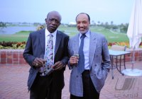 Fussball FIFA Exekutivkomitee Mitglieder : Warner (Trinidad und Tobago) und Bin Hammam (Katar)