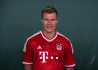 Fussball 1. Bundesliga 2013/2014:  Fototermin beim  FC Bayern Muenchen