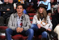 Fussball 3. Bundesliga : Christoph Knasmueller mit Freundin Sandra (FC Bayern II)