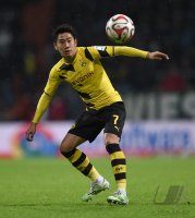 Fussball, 1. Bundesliga  Saison 2014/2015: SV Werder Bremen - Borussia Dortmund