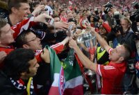 Fussball Champions League Finale 2013:  Borussia Dortmund - FC Bayern Muenchen