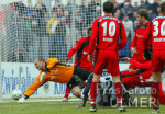 FUSSBALL  Spielszene SSV Reutlingen - LR Ahlen Tor zum 1-1