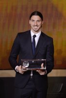 Fussball International  FIFA Ballon d Or 2013: Zlatan Ibrahimovic (Schweden)