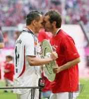 Fussball 1.Bundesliga JUBEL  FC Bayern Muenchen