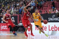 Basketball 1. Bundesliga 16/17 Hauptrunde: Walter Tigers Tuebingen - FC Bayern Muenchen