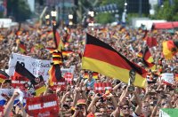 Fussball WM 2014: Weltmeister Deutschland in Berlin
