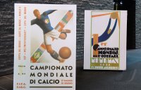 FUSSBALL International  Ausstellung FIFA WM Plakate