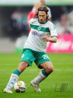 FUSSBALL 1. BUNDESLIGA: Bremen, FRINGS Einzelaktion