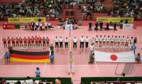 Volleyball-Laenderspiel Deutschland - Japan