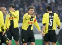 Fussball 1. Bundesliga: Schalke - Dortmund, BVB enttaeuscht