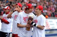 Fussball 1. Bundesliga : Holger Badstuber, Arjen Robben (v.li., FCB)