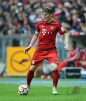 Fussball 1. Bundesliga Saison 14/15: Bastian Schweinsteiger (FC Bayern Muenchen)