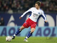 Fussball 1. Bundesliga: HSV, LAUTH Einzelaktion am Ball