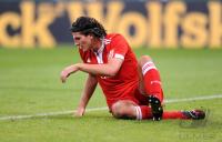 Fussball DFB Pokal : Enttaeuschung Mario Gomez  (FCB)