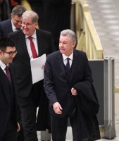 Rom Generalaudienz; Ottmar Hitzfeld bei einer Audienz bei Papst Franziskus I.