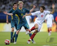 FUSSBALL  Olympia 2008  Peking  Vorrunde Australien - Serbien