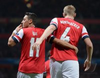 FUSSBALL  CHL  Saison 2013/2014: JUBEL Arsenal London