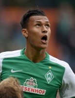 Fussball, 1. Bundesliga  Saison 2014/2015: SV Werder Bremen - Borussia Moenchengladbach