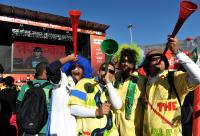 FUSSBALL WM 2010, Public Viewing in KapstadtFUSSBALL WM 2010, VORRUNDE: Deutschland - Serbien