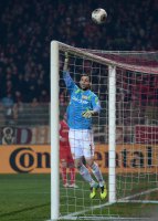 Fussball DFB Pokal Achtelfinale 13/14 : Torwart Daniel Haas (1. FC Union Berlin)
