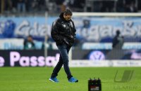 Fussball 2. BUNDESLIGA 14/15 : Enttaeuschung Trainer Markus von Ahlen (1860 Muenchen)