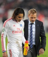 FUSSBALL  DFB Pokal 11/12  Achtelfinale: EnttaeuschungHamburger SV