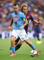 FUSSBALL International 2014/2015:  SSC Neapel - FC Barcelona