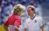 Fussball WM 1986 Marokko-Deutschland:  Rummenigge