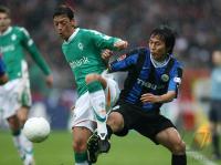 Fussball 1. Bundesliga: Bremen - Wolfsburg