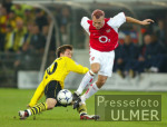 Fussball UCL: Dortmund - London,  Zweikampf