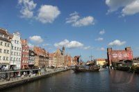 Fussball International EM 2012 : Stadtansicht von Danzig