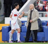 FUSSBALL  1. BUNDESLIGA  09/10    VfB Stuttgart - Hannover 96