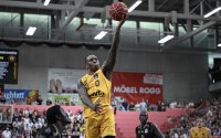 Basketball 1. Bundesliga 23/24: Tigers Tuebingen - Basketball LÅ¡wen Braunschweig