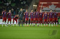 Fussball, 1. Bundesliga  Saison 2014/2015: VfL Wolfsburg - FC Bayern Muenchen