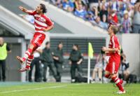 Fussball Ligapokal: Bremen - Bayern