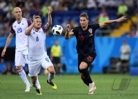 FUSSBALL WM 2018 Vorrunde Island - Kroatien