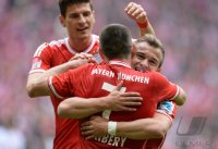 Fussball 1. Bundesliga  Saison  2012/2013:  JUBEL FC Bayern Muenchen