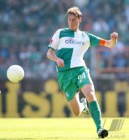 Fussball 1. Bundesliga: Werder, BOROWSKI Einzelaktion