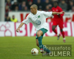 FUSSBALL 1. Bundesliga Spielszene  SC Freiburg  -  VfL Wolfsburg